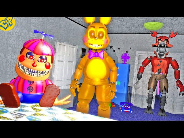 СТРАШНЫЕ АНИМАТРОНИКИ ФНАФ 4 ГАРРИС МОД || Garry's Mod FNAF