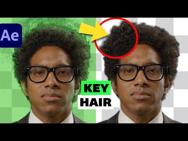 Remove GREEN Screen and SPILL in HAIR - Adobe After Effects 2021