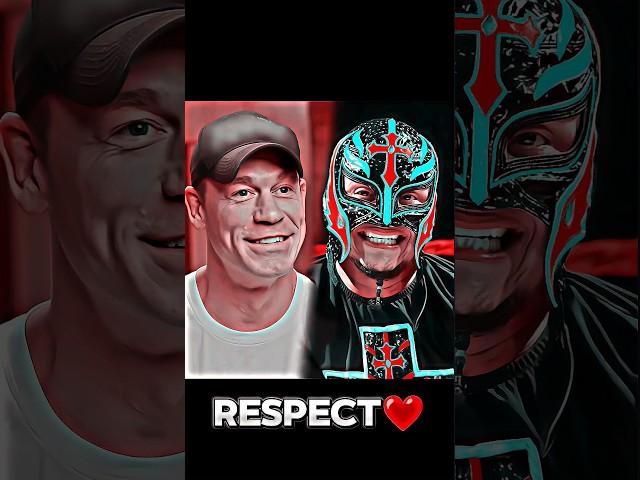 John Cena Respect Rey Mysterio️|John Cena Status ️#wwe #johncena #romanreigns #shorts