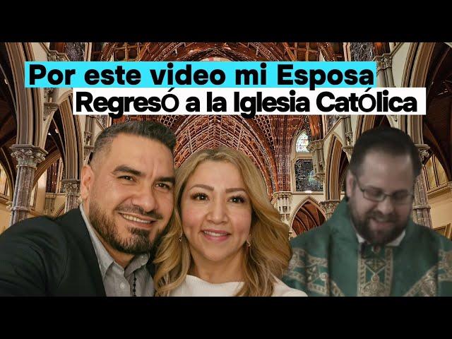 Por este video regresamos a la Iglesia Católica #iglesiacatolica #testimonio