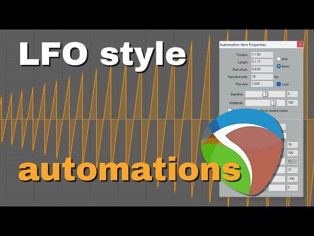 Automation Item Properties | Reaper Tutorial