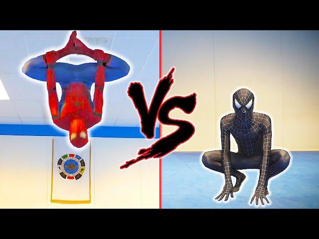 SPIDERMAN vs BLACK SPIDERMAN in Real life | Flips & Kicks