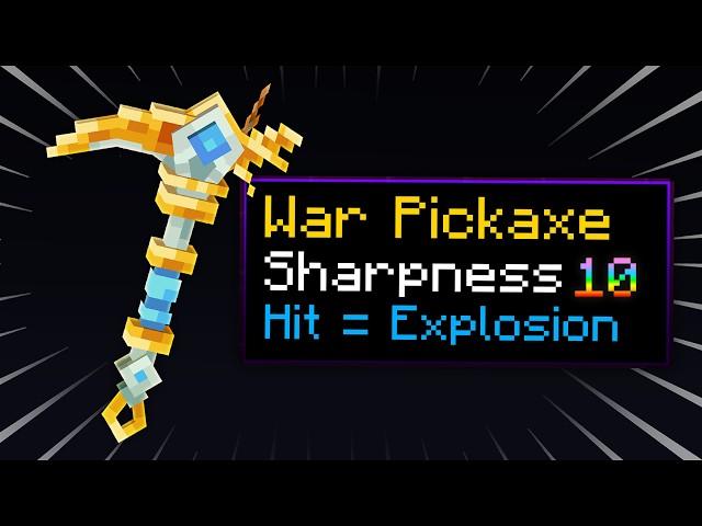 This Pickaxe Glitches Minecraft Enchants