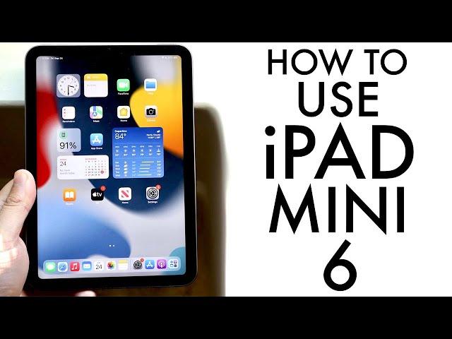 How To Use Your iPad Mini 6! (Complete Beginners Guide)