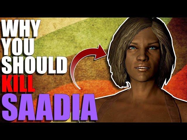 Why You Should Kill Saadia | Hardest Decisions in Skyrim | Elder Scrolls Lore