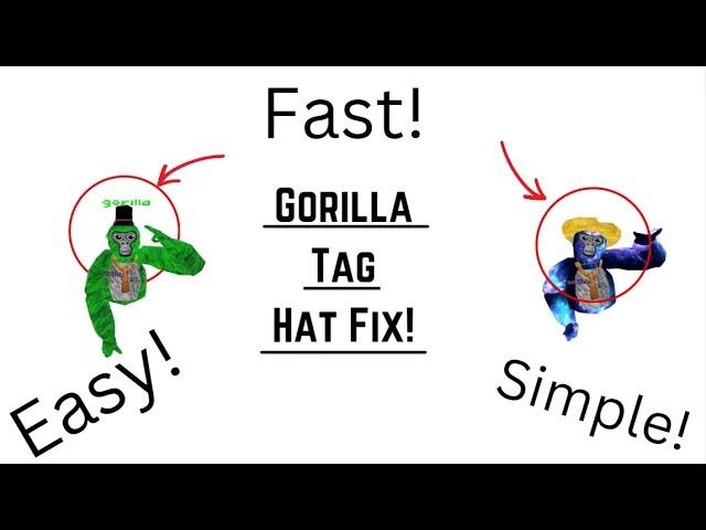 Gorilla Cosmetics Hat Fix | Gorilla Tag Mods