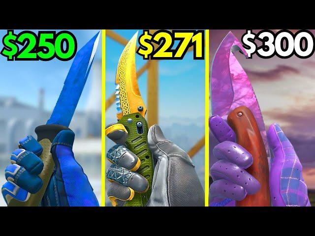 BEST Budget KNIFE & GLOVE COMBOS Under $300 (CS2 CHEAP KNIFE + GLOVES COMBO 2024)