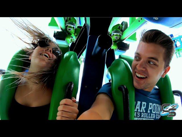 Taylor and Sarah Ride Aftershock at Silverwood