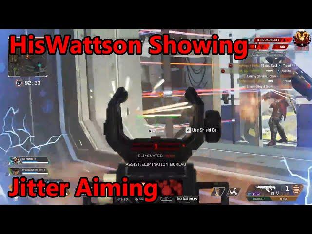 HisWattson Showing How to Jitter Aim in Apex Legends