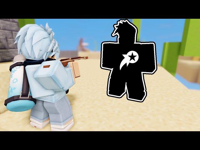 I Accidentally Met A STAR CREATOR... (Roblox Bedwars)