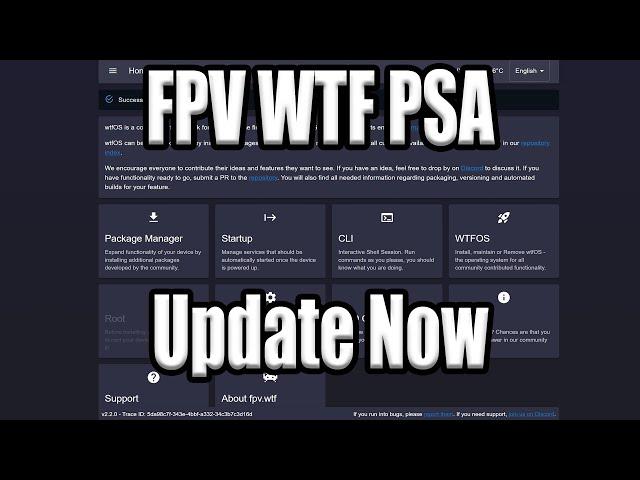 FPV WTF For DJI Goggles V1 & V2 Update Now - PSA