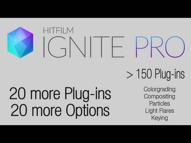 Hitfilm Ignite Pro 2017 | 20 additional Filters (of total over 150)