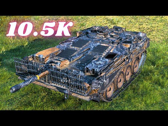 Strv 103B  10.5K Damage 7 Kills World of Tanks Replays