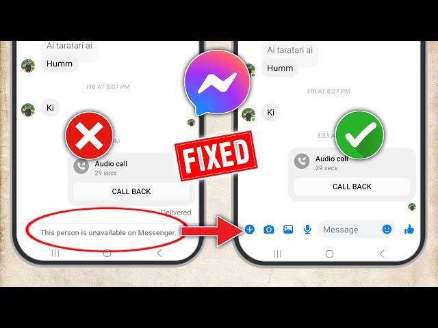 How to Fix This Person is Unavailable on Messenger Error । This Person is Unavailable On Messenger