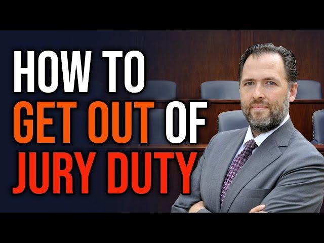 How To Get Out Of Jury Duty: Former Prosecutor Explains The Secrets! (2023)