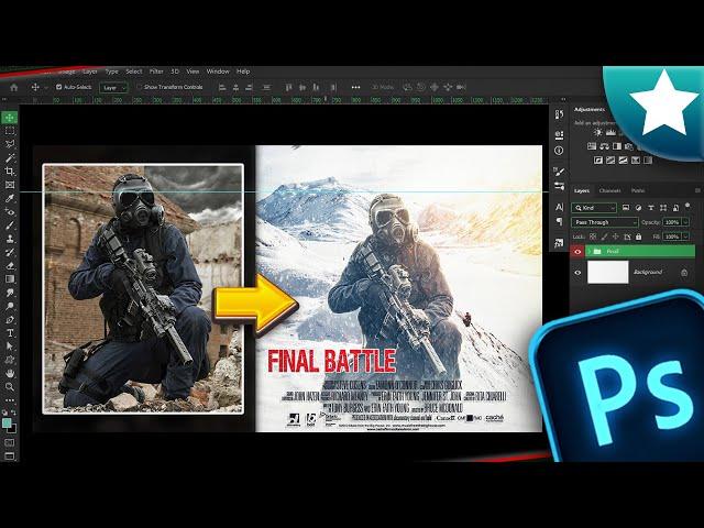 action Movie Poster Photo Manipulation | Photoshop Speed Art