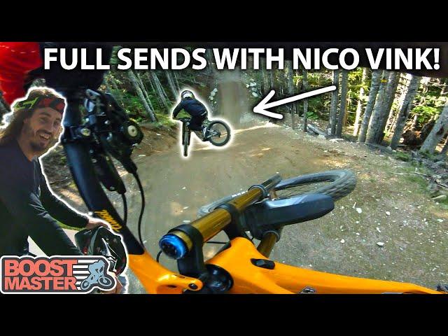 Demo Riding a 2020 Scott Gambler - Whistler Bike Park with NICO VINK! | Jordan Boostmaster