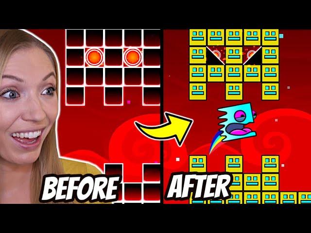 I Made My OWN Geometry Dash Level EVEN BETTER!