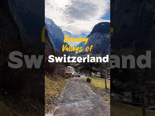 Unforgettable Swiss Walk: Wengen to Lauterbrunnen in Stunning Detail #shorts #switzerland