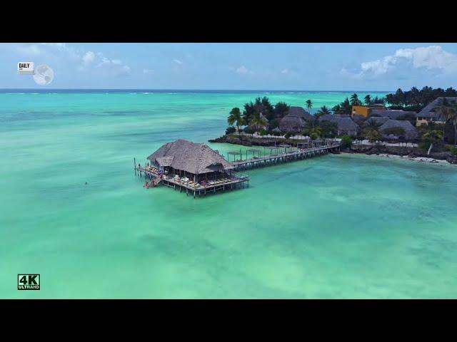 The Indian Ocean: a stunning show of lights & tides 4K | Reef & Beach Resort Jambiani, ZANZIBAR