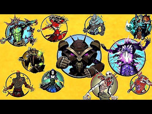 ALL 11 BOSSES IN RAIDS | SHADOW FIGHT 2