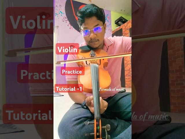 Violin basic exercise tutorials in Telugu| formula of music| #violin #music #classical #learning