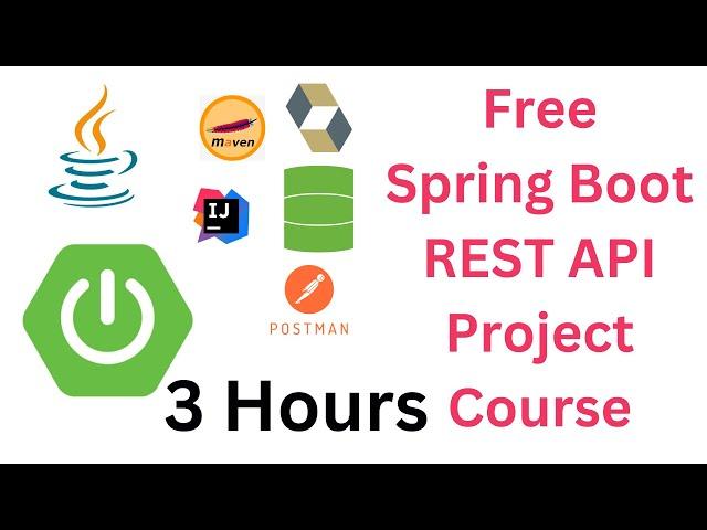 Spring Boot REST API Full Course #springboot3 | Build 2 Spring Boot REST API Projects in 3 Hours