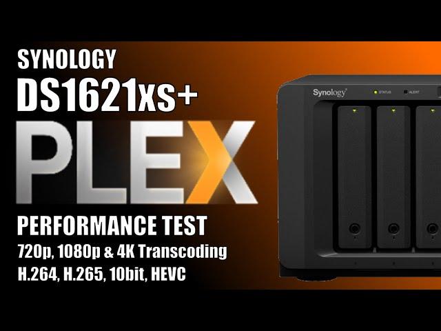 Synology DS1621xs+ NAS 1080p & 4K Plex Test