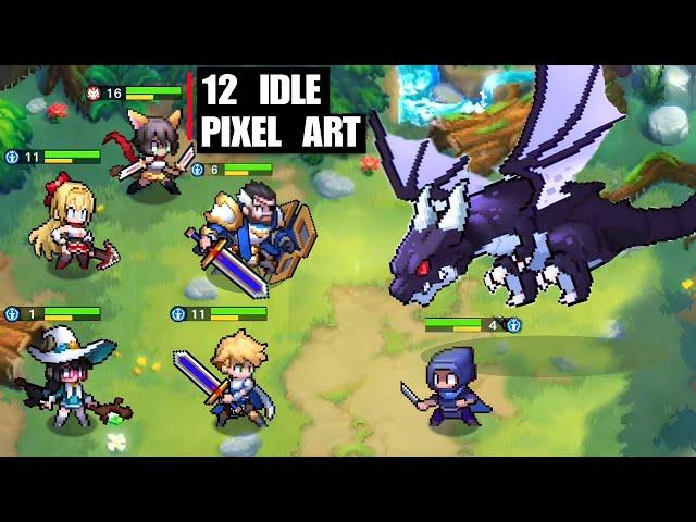 Top 12 Best Pixel Art game IDLE RPG for Android iOS | Best idle pixel art games RPG on mobile