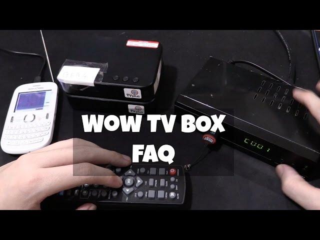 Wow TV Box FAQ - DTV PH