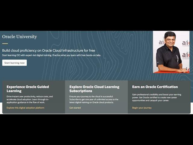 Oracle Cloud Infrastructure OCI Training and Certifications by Oracle University, step by step video