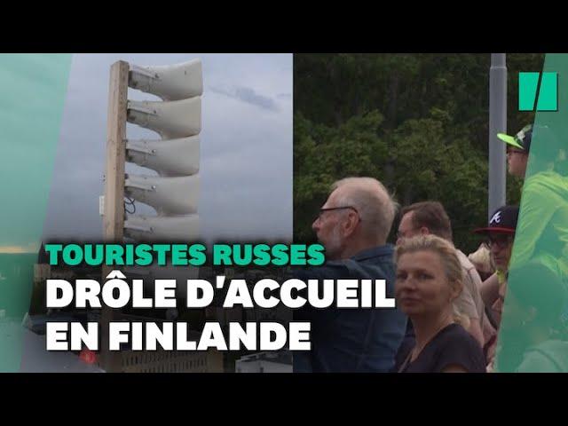 En Finlande, des touristes russes accueillis par l'hymne ukrainien