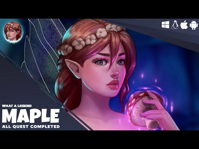 Maple Complete Quest (Full Walkthrough) - What a Legend 0.7 (Latest Version)