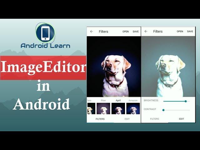 How to make photo editor app in android studio