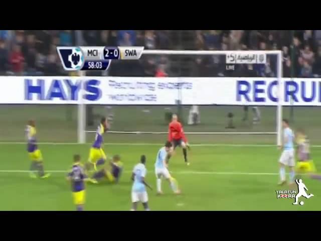 Манчестер Сити - Суонси  3-0 Голы 01/12/2013