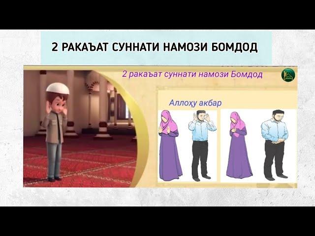 НАМОЗИ БОМДОД (2 ракаъат суннат)