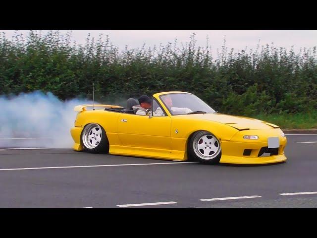 Modified Cars Leaving Tunerfest Midlands - Donington 2021