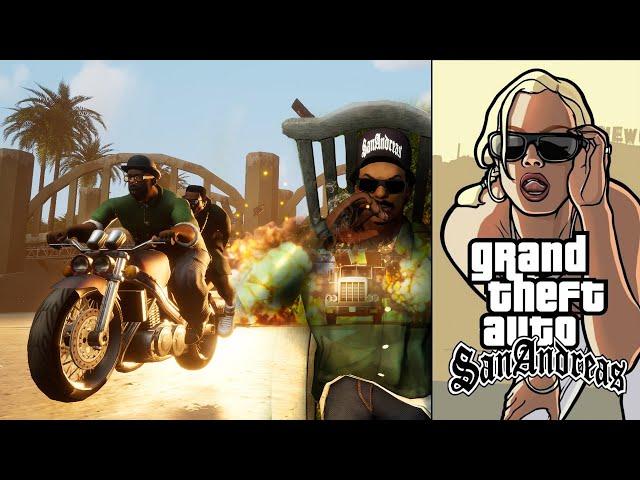 GTA San Andreas Definitive Edition — Игрофильм, часть 3