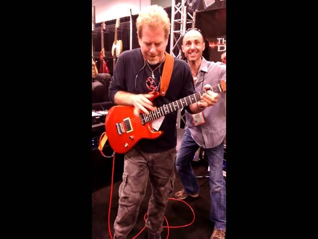 Brad Gillis Playing the Theta Pro DSP at NAMM 16