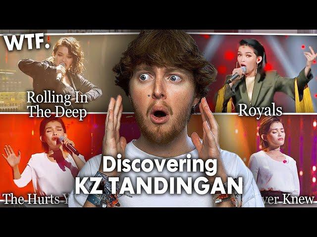 DISCOVERING KZ TANDINGAN! (Rolling In The Deep, The Hurts You Never Knew, Royals | Singer Reaction)