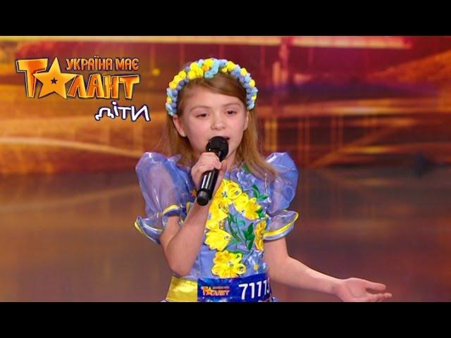 Little patriot with amazing song on Ukraine's Got Talent.