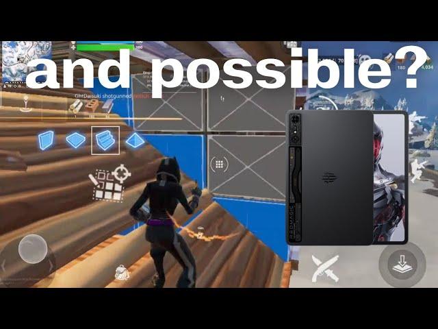 Fortnite Mobile On 120 FPS Is FUN