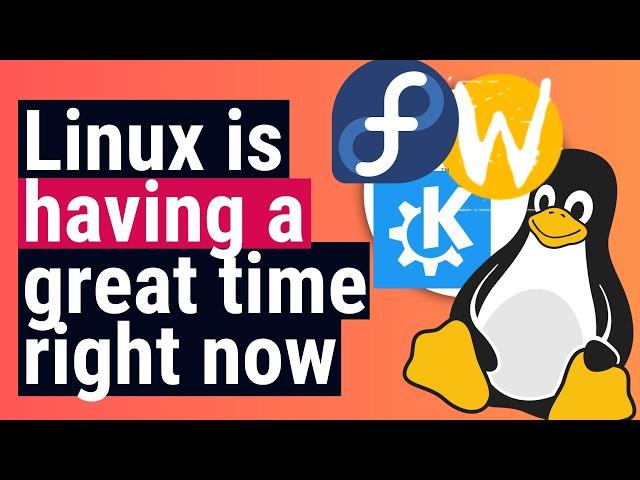 Linux Desktops are seeing HUGE Wins + KDE & GNOME are making plans + Wayland is getting better..