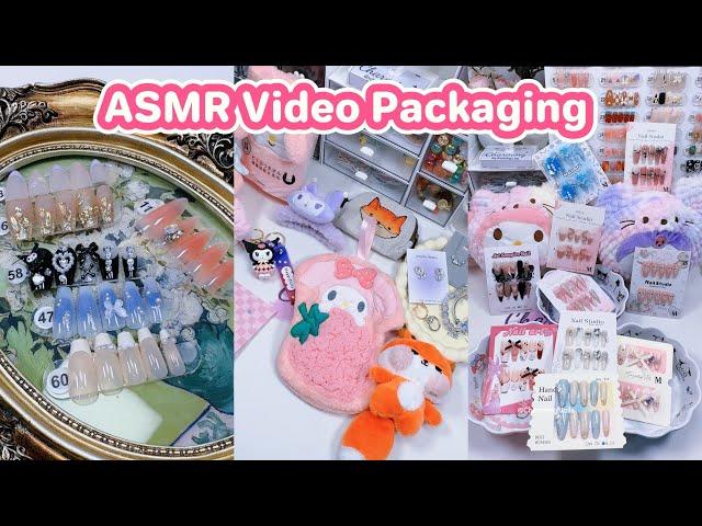 ASMR packaging Mariana R’s first order