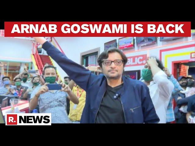 Team Republic Welcomes Arnab Goswami Back To The Newsroom