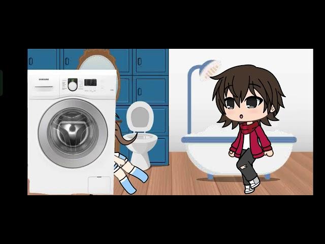 !гача срача! застряла в стиральной машине. видео с другом @MrAlibylat.YouTube