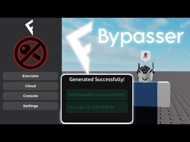 new roblox fluxus key bypasser