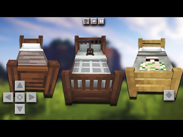 3D BED OVERLAY FOR MCPE (1.20+) | MCPE & MCBE FOR IOS & ANDROID!