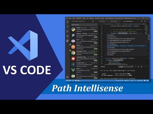 Visual Code Extension - Path Intellisense