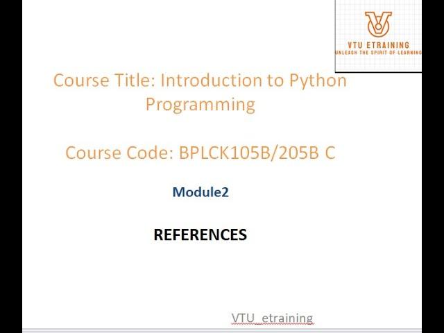 Lecture22: References in python